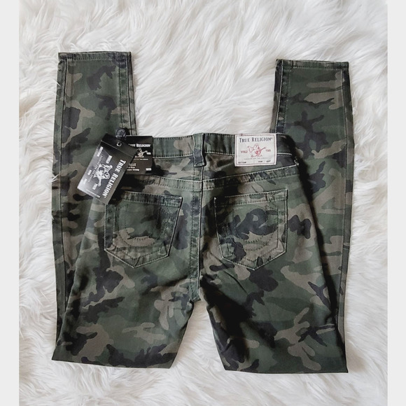 NEW True Religion Super Skinny Camo Jeans - Picture 6 of 12